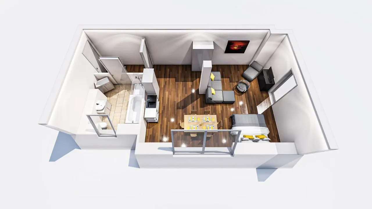 Urban Rooftop Apartment - Berlin Mitte +A/C